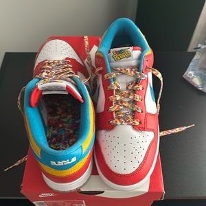 8.5 Mens Lebron Fruity Pebbles. NWOT